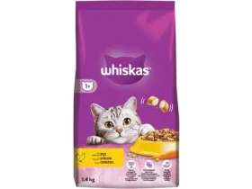 WHISKAS granule s kuřecím masem 1.4kg / Granule pro kočky / pro dospělé kočky (5998749129821)