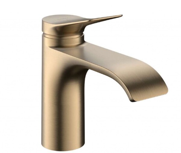 HANSGROHE - Vivenis Umyvadlová baterie s výpustí, EcoSmart, CoolStart, kartáčovaný bronz 75014140