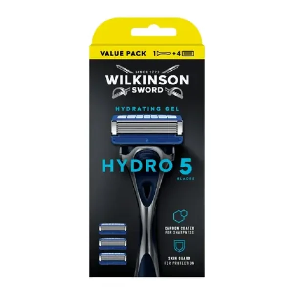 Wilkinson Hydro5 Skin Protection Clampack holící strojek + náhradní hlavice 4ks (WPS036)