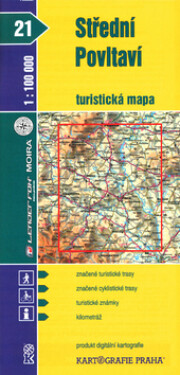 Povltaví mapa