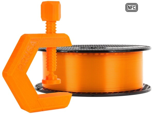 Prusa Research Prusament PETG Prusa Orange Transparent 1 kg (NFC)