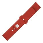 FIXED Set silikonových řemínků Silicone Sporty Strap Quick Release 22mm pro smartwatch červený