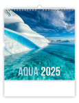 Nástěnný kalendář 2025 Aqua
