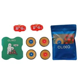 Clixo Wheels - 4 kola a 2 spojky Magnetická stavebnice