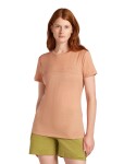 ICEBREAKER Wmns Mer 150 Tech Lite SS Tee Single Line C, Desert Sand (vzorek) velikost: S