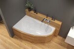 Asymetrická vana Laguna Luiza 150x95 cm akrylát levá LU1500L LU1500L