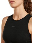 Dámské merino tílko ICEBREAKER Wmns 150 Active Cropped Bra-Tank, Black velikost: M