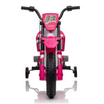 Mamido Dětská elektrická motorka XMX616 růžová | EVA kola | 12V 7Ah