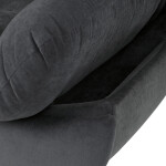 Polohovací křeslo, elektrické zabudované ovládání, šedá, látka, TV-7081 GREY2