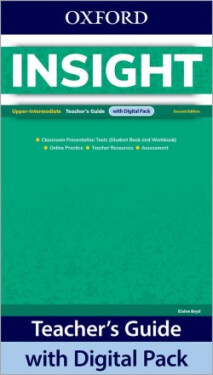 Insight Upper-Intermediate Teacher´s Guide with Digital pack, 2nd Edition - Elaine Boyd