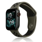 Beline Sport Silicone hnědo-černý / Sportovní pásek pro Apple Watch / 38/40/41 mm