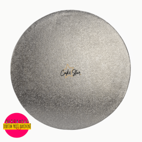 Cake Star Tác pevný stříbrný grape 30cm 12"