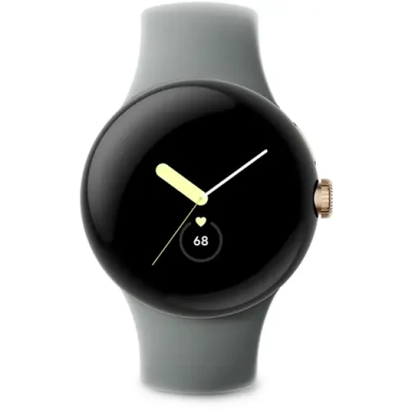 Google Pixel Watch 41mm zlato-šedá / Chytré hodinky / 1.2" / AMOLED / 5ATM / Wi-Fi / BT (GA04120-DE)