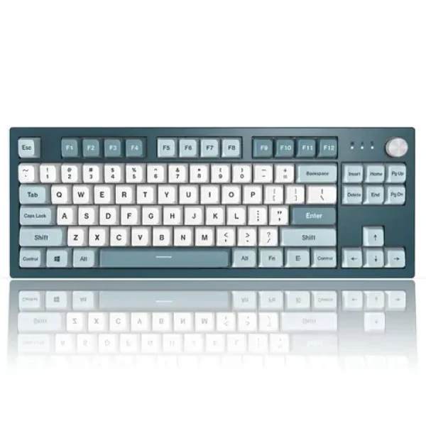 Montech MKey TKL Freedom modrá / herní klávesnice / mechanická / spínače GateronG Pro 2.0 Red / drátová / US (MK87FR)