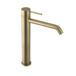 SAPHO - ULTRAMIX stojánková umyvadlová baterie vysoká, prodloužená hubice, zlato mat UT007G