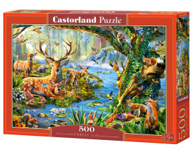 Puzzle Castorland 500 dílků - Život v lese