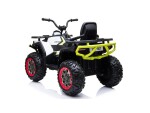 Mamido Dětská elektrická čtyřkolka 4x4 bílo-žlutá