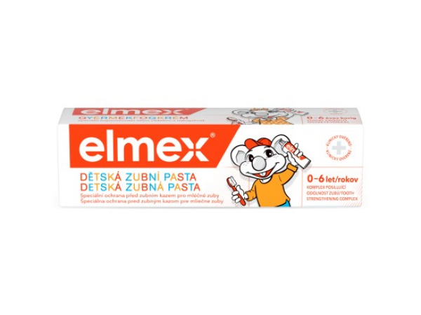 Elmex® Kids Dětská zubní pasta pro děti 0-6 let 50 ml