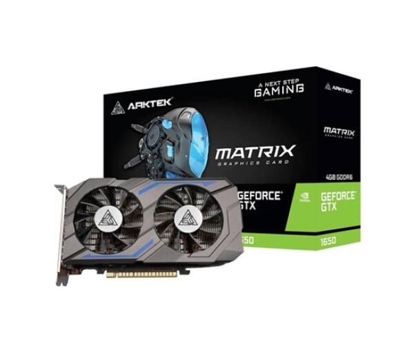 ARKTEK VGA NVIDIA GeForce GTX 1650 Matrix 4GB, GTX 1650, 4GB GDDR6, 1xDP, 1xHDMI, 1xDVI EDF_1777091