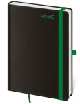 Diář 2026 týdenní B6 Black Green s poutkem