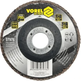 Vorel Lamelový brusný kotouč 115 mm P100 / Lamelový brusný kotouč / 115 mm / P100