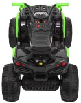 Mamido Dětská elektrická čtyřkolka ATV černo-zelená