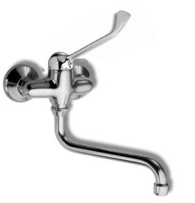 NOVASERVIS - Dřezová baterie 100 mm lékařská páka Metalia 55 chrom 55074L/T,0