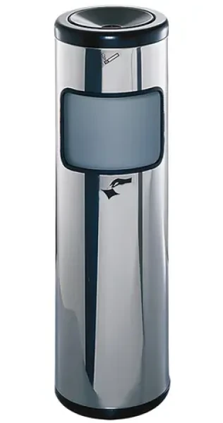 TKG Magnum / Odpadkový koš s popelníkem / nerezová ocel / 24 l