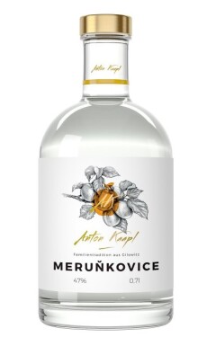 Anton Kaapl Meruňkovice 47% 0,7 l (holá láhev)