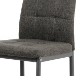 Jídelní židle, šedá, látka, DCL-397 GREY2