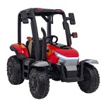 Mamido Dětský elektrický traktor BLAST s přívěsem 2x200W červený