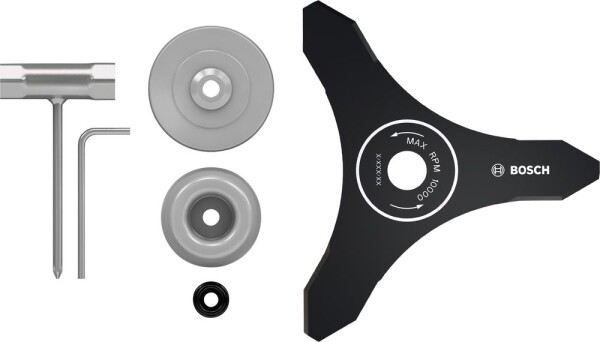 Trojcípý nůž ke křovinořezu Bosch PRO 25 cm F016800663
