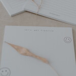 Eulenschnitt Trhací bloček Let's get creative – 50 listů, bílá barva, papír