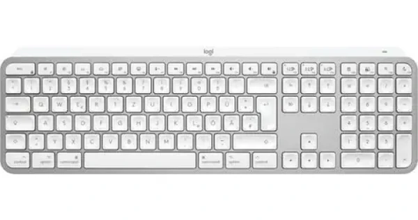 Logitech MX Keys S for Mac světle šedá / Klávesnice / Bezdrátová / DE layout (920-011624)