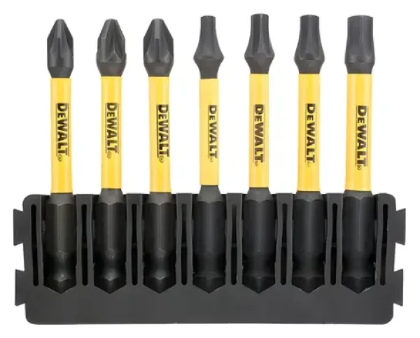 DeWalt sada prodloužených bitů PZ+T 7 ks / Sada bitů / 57 mm / PZ1, PZ2, T15, T20, T25, T30 (DT70823)