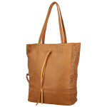 Módní dámský koženkový set kabelek Safira, hnědý