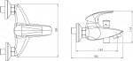 NOVASERVIS - Vanová baterie bez příslušenství 150 mm Metalia 57 bílá 57020/1,1