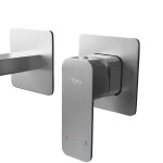 REA - Podomítková vanová baterie Arlo Brush Nickel REA-B5610