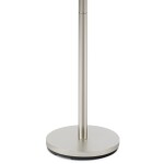 Věšák stojanový, kovová konstrukce, broušený nikl, výška 175 cm, nosnost 10 kg