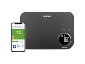 SENCOR SKS 7178BK černá / chytrá kuchyňská váha / max. 8kg / funkce TARA / Bluetooth (8590669390076)