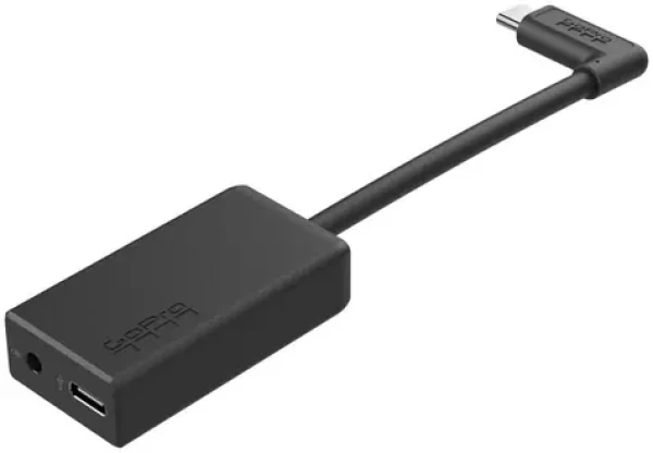 GoPro Pro 3.5mm Mic Adapter / mikrofonní adaptér pro HERO7 Black HERO6 Black HERO5 Black (AAMIC-001)