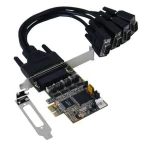 Exsys EX-44384 / Řadič / PCI Express / 4x sériový port DB9 / nízkoprofilová destička (EX-44384)