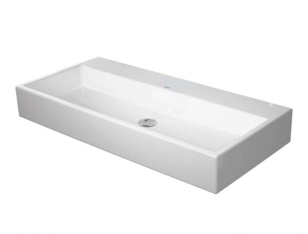 DURAVIT - Vero Air Umyvadlo 100x47 cm, bez přepadu, bez otvoru pro baterii, WonderGliss, bílá 23501000701