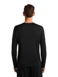 ICEBREAKER Mens Merino 150 Tech Lite LS Tee IB Vertical, Black velikost: M