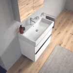 DURAVIT - Vero Air Umyvadlo 800x470 mm, s přepadem, otvor pro baterii, WonderGliss, bílá 23508000001