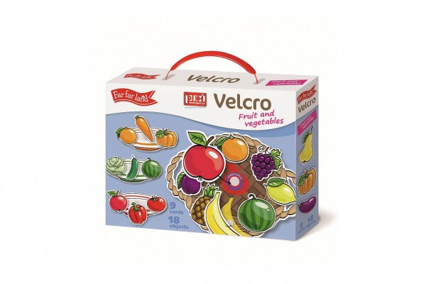 PEXI Velcro skládačky - Ovoce a Zelenina (Fruits and Vegetables)