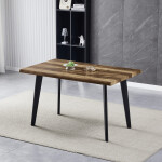 Jídelní stůl 130x80cm, mdf, old wood, HT-F4413 OLW