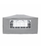Zahradní altán, párty stan 3 x 4 m se stěnami a okny Šedá