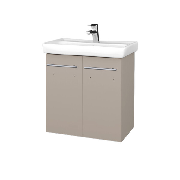 Dřevojas - Umyvadlová skříňka DOOR SZD2 60 - N07 Stone / Úchytka T02 / N07 Stone 341329B