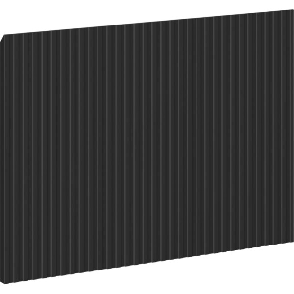 MEXEN - Rivel čelo pro koupelnovou skříňku reliéf 60 x 43,5, černá mat 91A20-0600-470-1-71